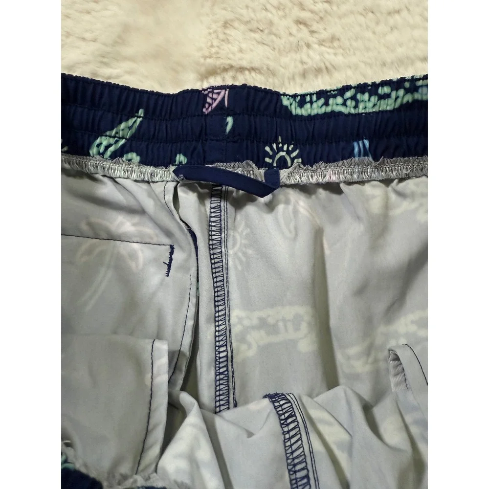 Chubbies Swim Trunks Crocodile Tree Board Shorts Vacation Beach Tropical S/M